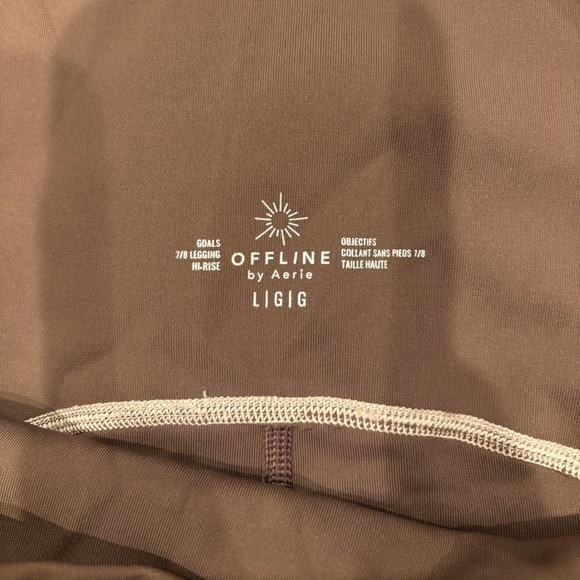 AERIE BROWN LEGGINGS - Picture 3 of 3